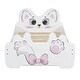 preview thumbnail 6 of 20, Twin Platform Bed with Cartoon Shaped Headboard & Trundle, Wood Bed-Frame with Slats Support for Boys Girls-Easy to Assemble