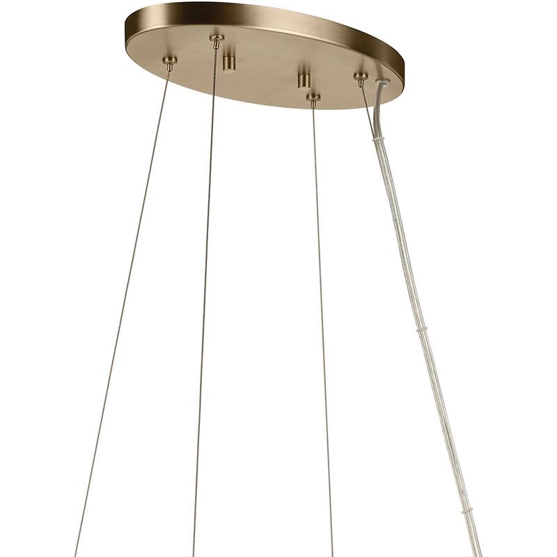 Kichler 52772 Harpin 8 Light 17" Wide Linear Chandelier