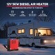 preview thumbnail 4 of 38, Diesel Heater 12V 5-8KW, All in One Diesel Air Heater with 5L/1.3Gal Fuel Tank, Diesel Parking Heater