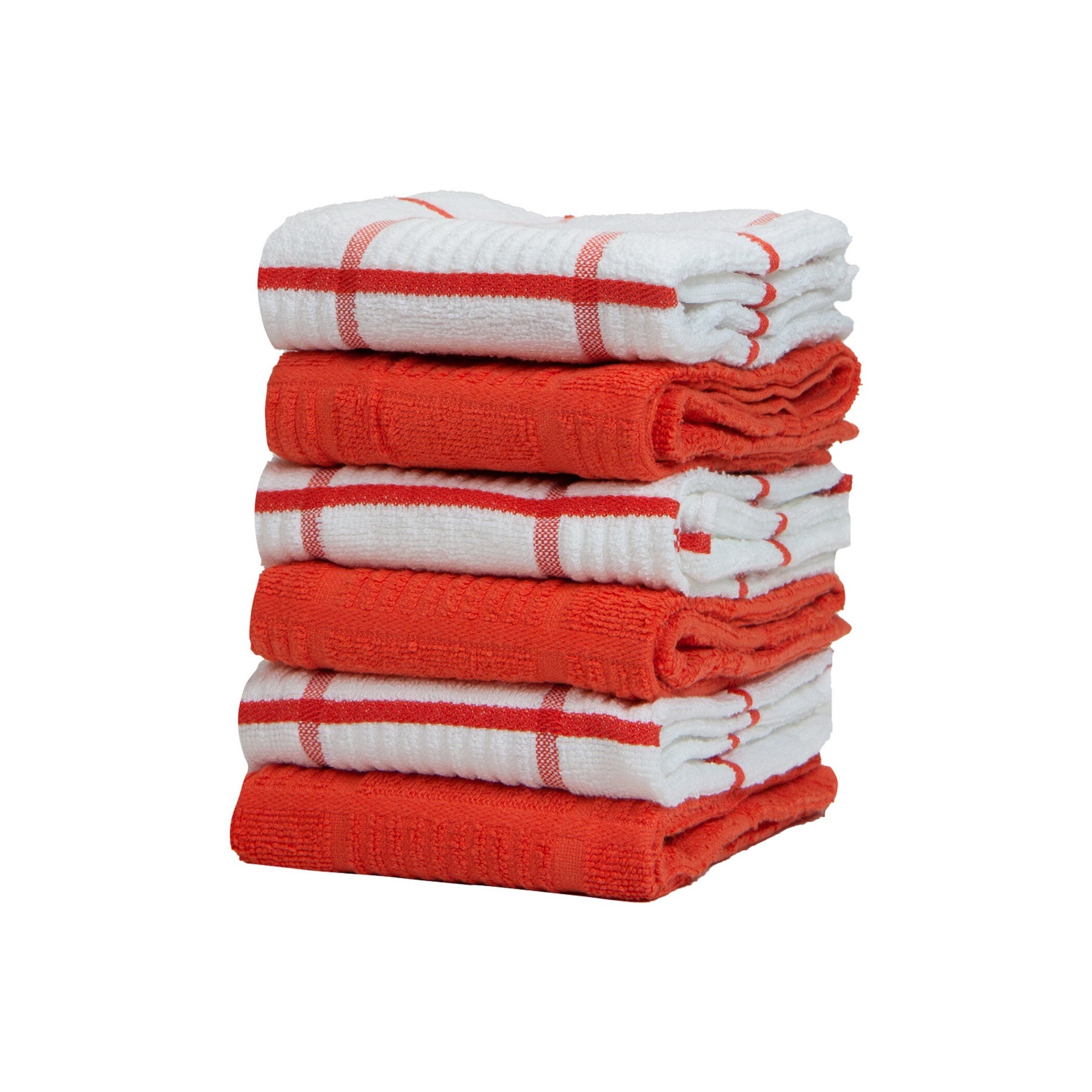 Sloppy Chef Premier Kitchen Towels (Pack of 6), 15x25 in, Striped