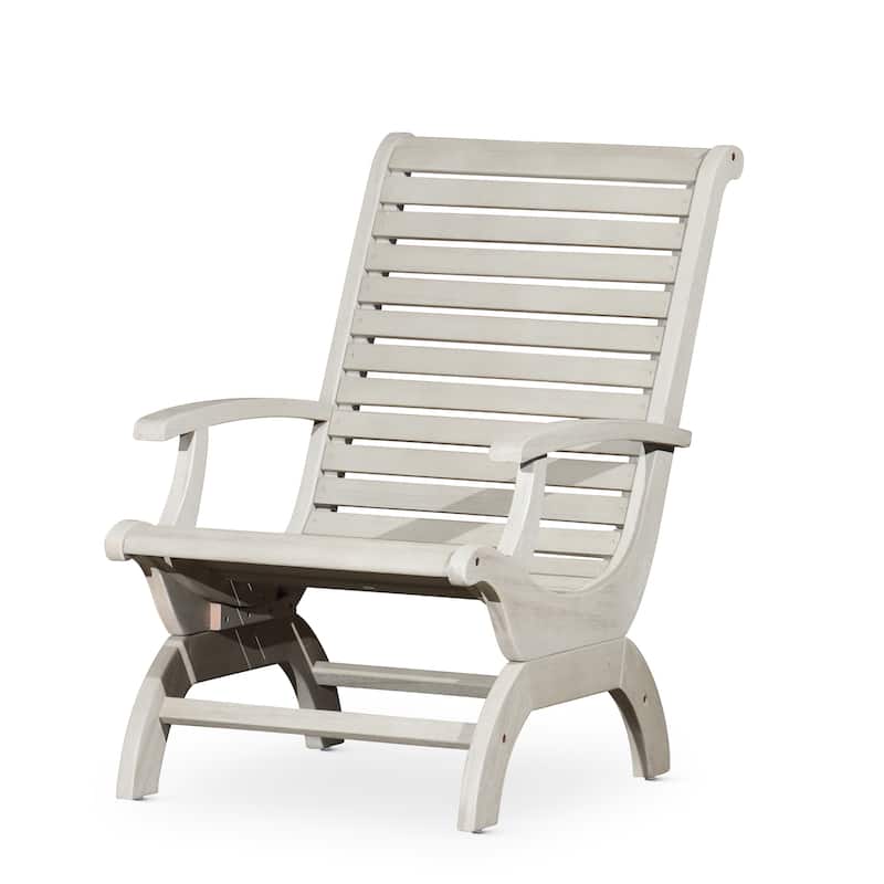 DTY Outdoor Living Aspen Eucalyptus Plantation Chair - Driftwood Gray