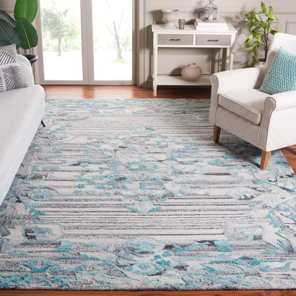 SAFAVIEH Handmade Marquee Two Color Braid Modern Rug