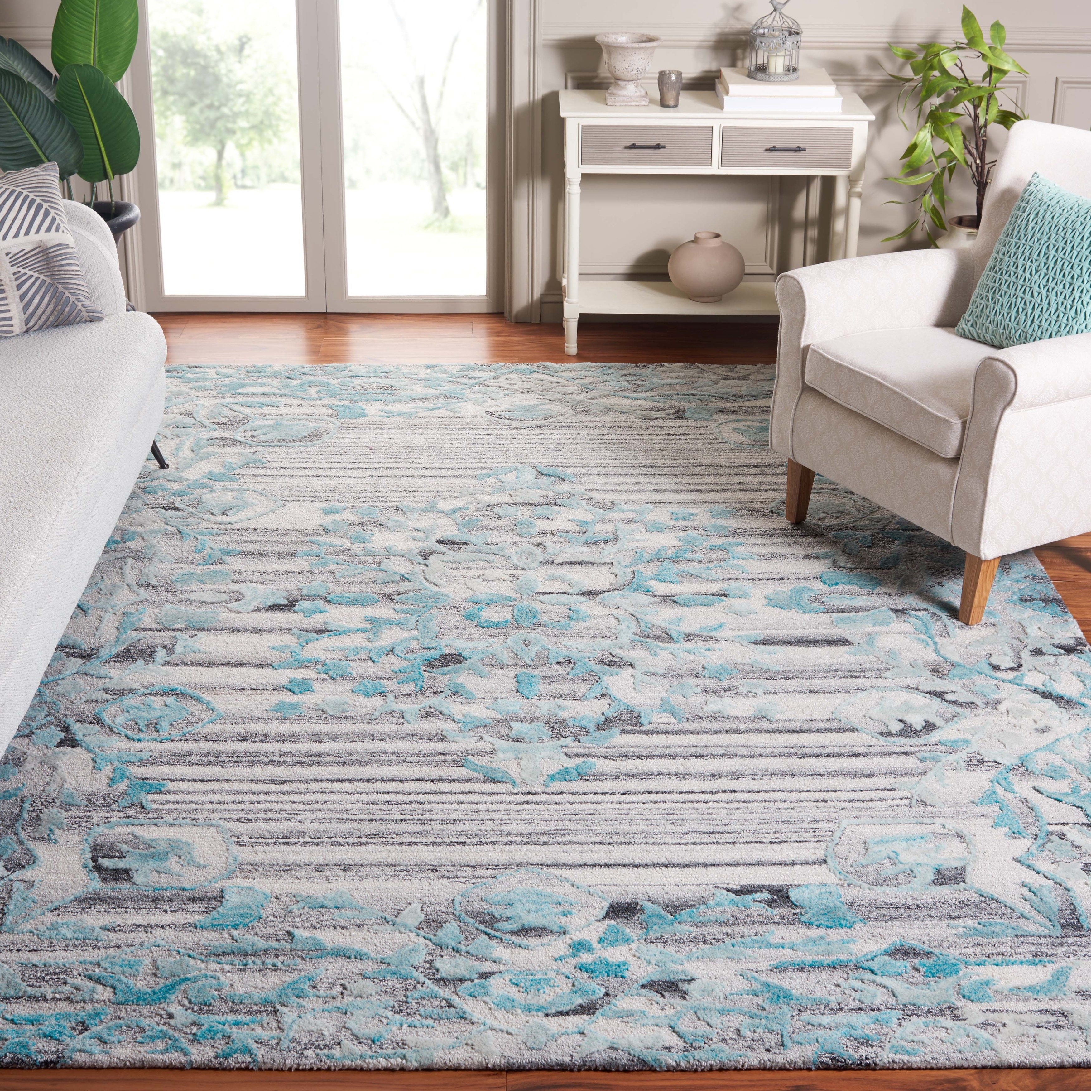 SAFAVIEH Handmade Marquee Two Color Braid Modern Rug