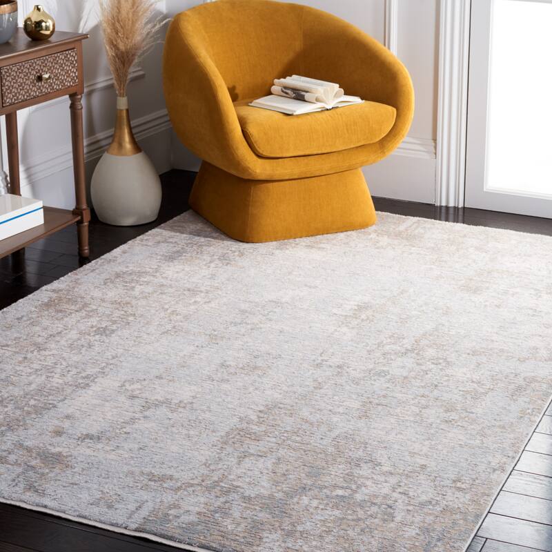 SAFAVIEH Marmara Antionette Modern Abstract Rug - 8' x 10'1" - Grey/Beige Blue