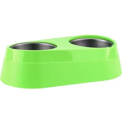 O2cool - Phc0002-Grn - O2c Chill Pet Doubl Bowl Green