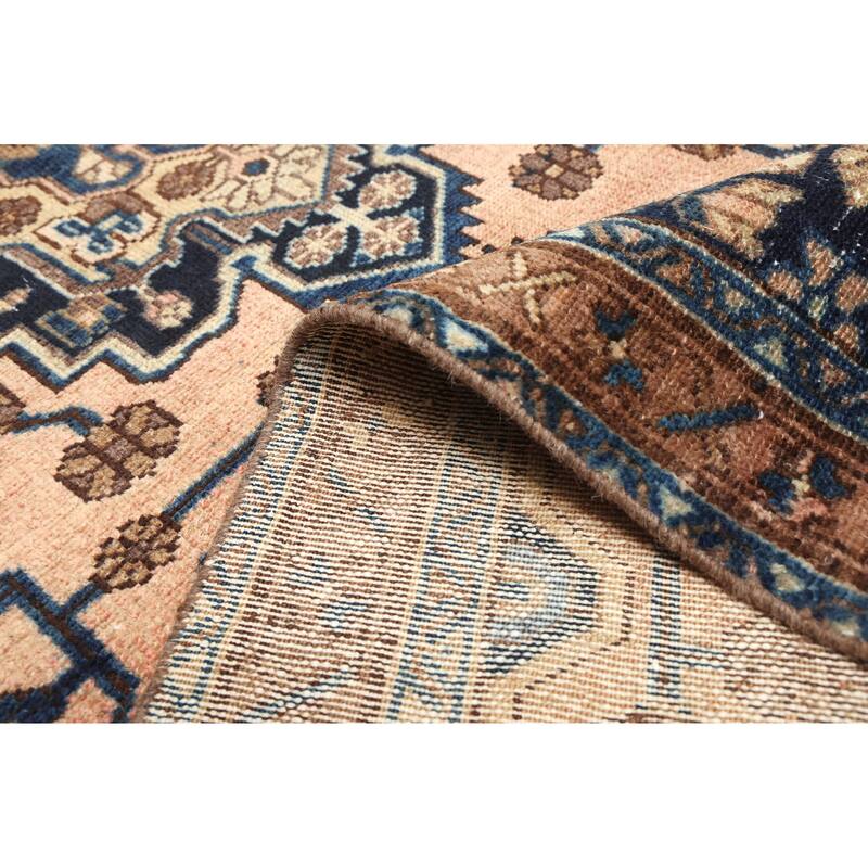 ECARPETGALLERY Hand-knotted Antalya Vintage Light Copper Wool Rug - 3'3 x 9'9