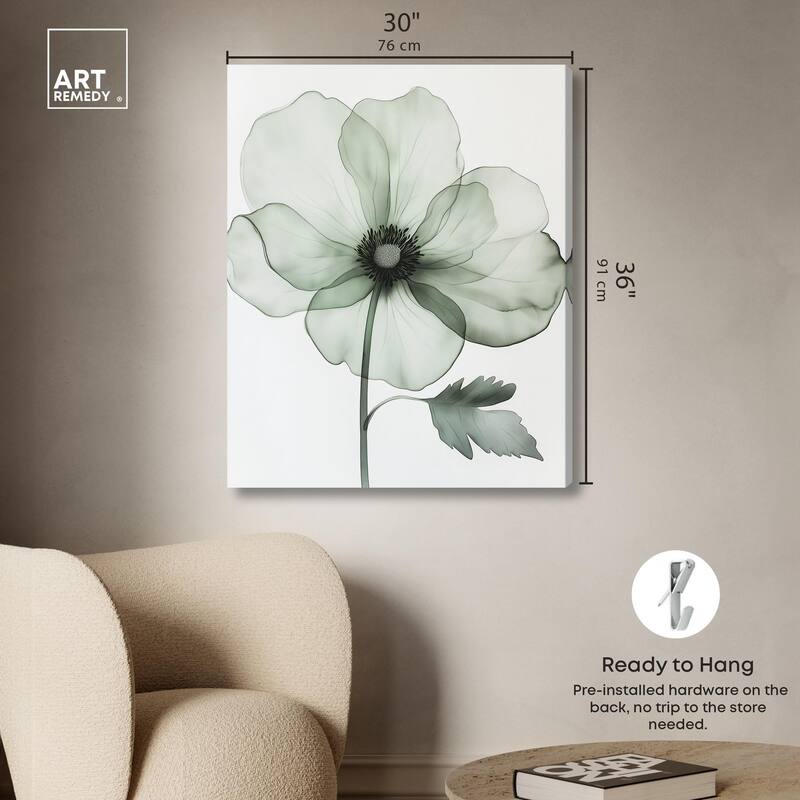 Delicate Stamen IV Canvas by Art Remedy, Gallery Wrapped