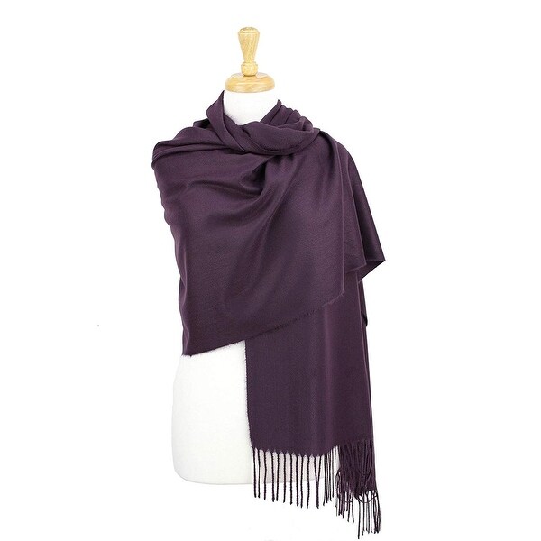 mens purple cashmere scarf