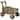 Costway Decorative Wagon Cart Plant Flower Pot Stand Wooden Raised - 27'' x 15'' x 21'' (L x W x H)