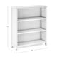 preview thumbnail 7 of 8, Taiga 3 Shelf Bookcase
