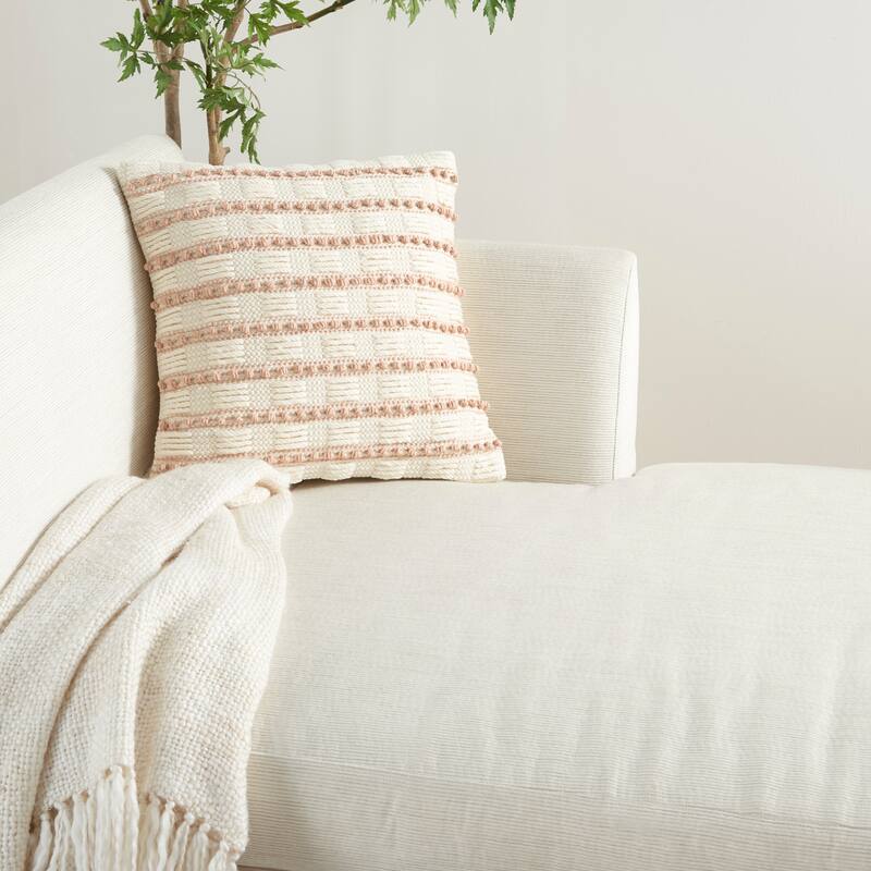 Mina Victory Lifestyle Textured Throw Pillow