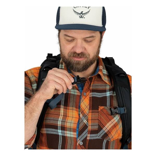 osprey backpack hat Prey Snapback | Black Twill No Flop brim Osprey Farpoint 40L Men's Travel