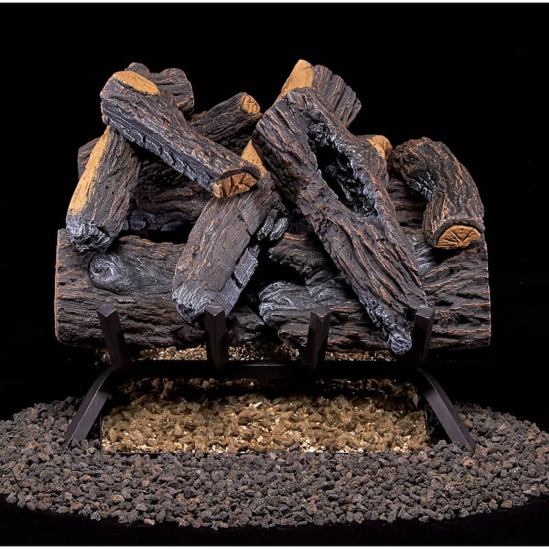 Duluth Forge FNVL18-1 45,000 BTU Vented Natural Gas Log Set Fireplace