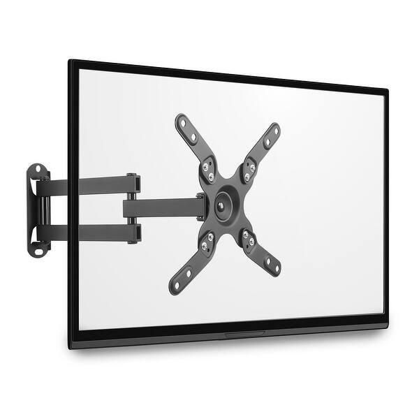 Shop Mount It Tv Wall Mount Monitor Bracket With Full Motion Articulating Tilt Arm With 15 Extension Arm Black Overstock 25993854