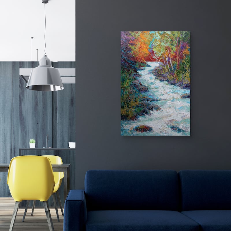 Tamahi River by Marion Rose Canvas Art Print