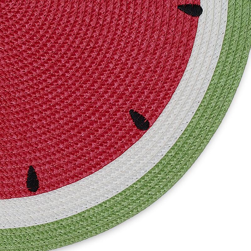 DII Summer Day Watermelon Placemats Set/6