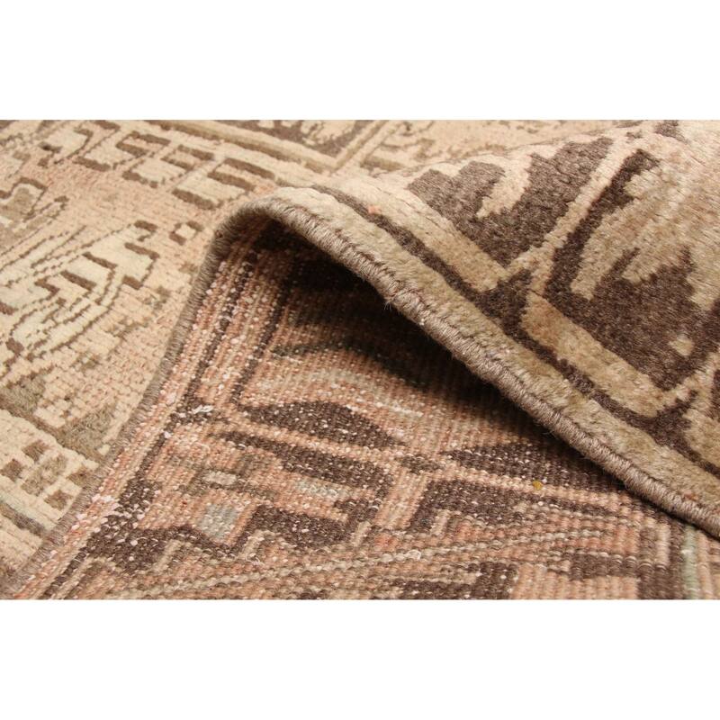 ECARPETGALLERY Hand-knotted Sarabi Beige, Brown Wool Rug - 7'9 x 11'3