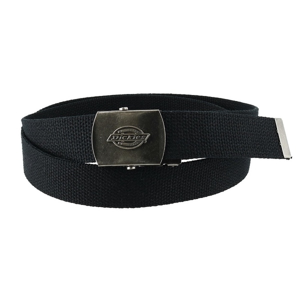 mens black fabric belt