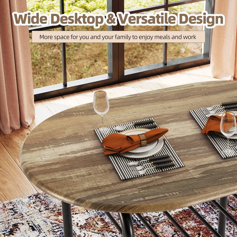 Space-Saving Dining Table Set,Ideal for Small Spaces - Featuring a Stylish Faux Marble or Wood Grain Table with Modern Chairs