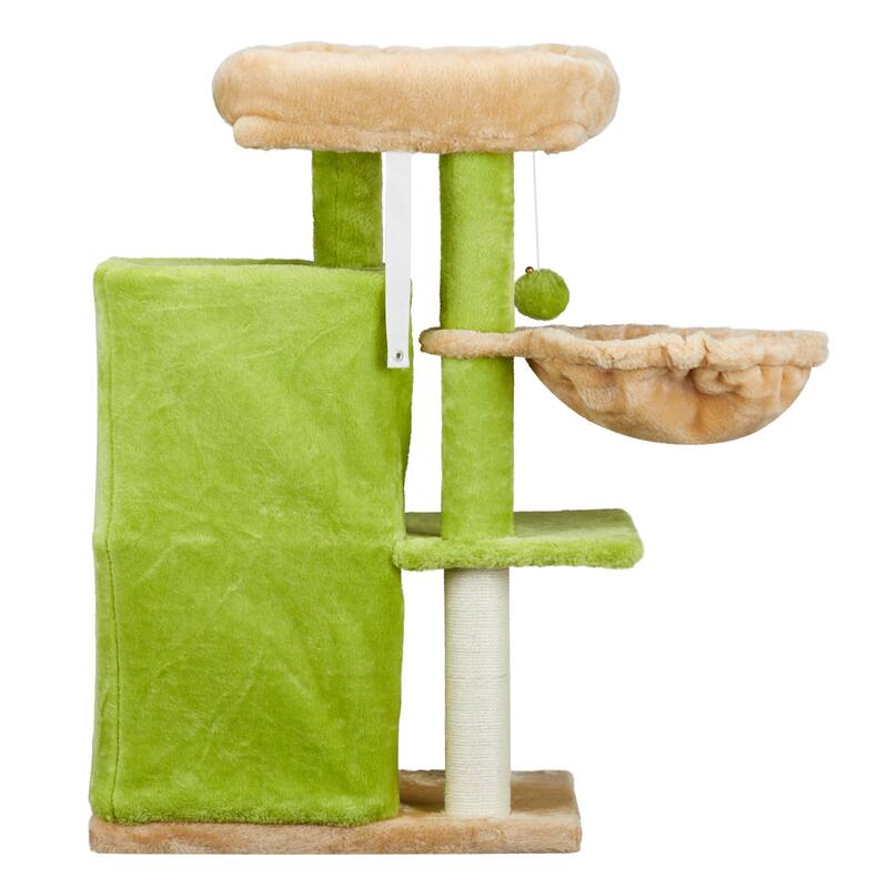 Engaging 33 Inch Cat Tree for Indoor Play and Comfort
