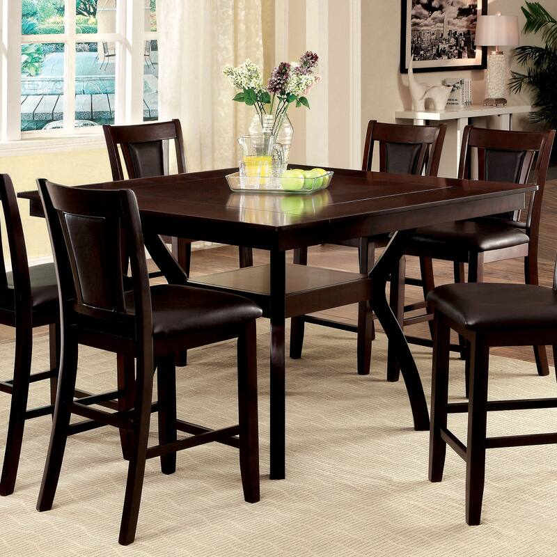 Furniture of America Dionne Contemporary 54-inch Counter Height Dining Table