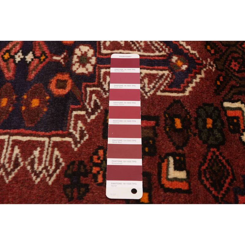 ECARPETGALLERY Hand-knotted Andelz Red Wool Rug - 3'3 x 4'7
