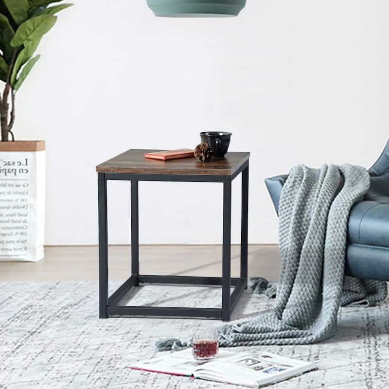 Nightstand with Metal Frame