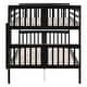 preview thumbnail 21 of 36, Full Over Full Bunk Bed with Ladder, Solid Wood Bunk Bed Frame with Safety Guardrail for Teens/Adults, Convertible into Two Beds