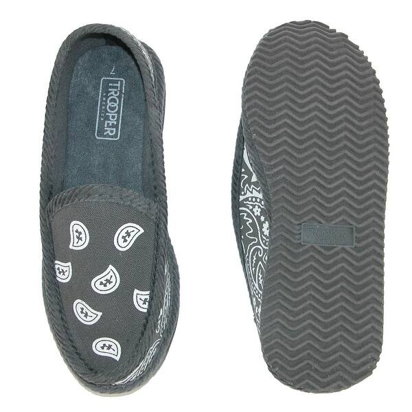 Shop Trooper America Men S Bandana Print Slip On Slipper Shoe