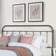 preview thumbnail 1 of 23, Hillsdale Furniture Kirkland Metal Headboard, Aged Pewter