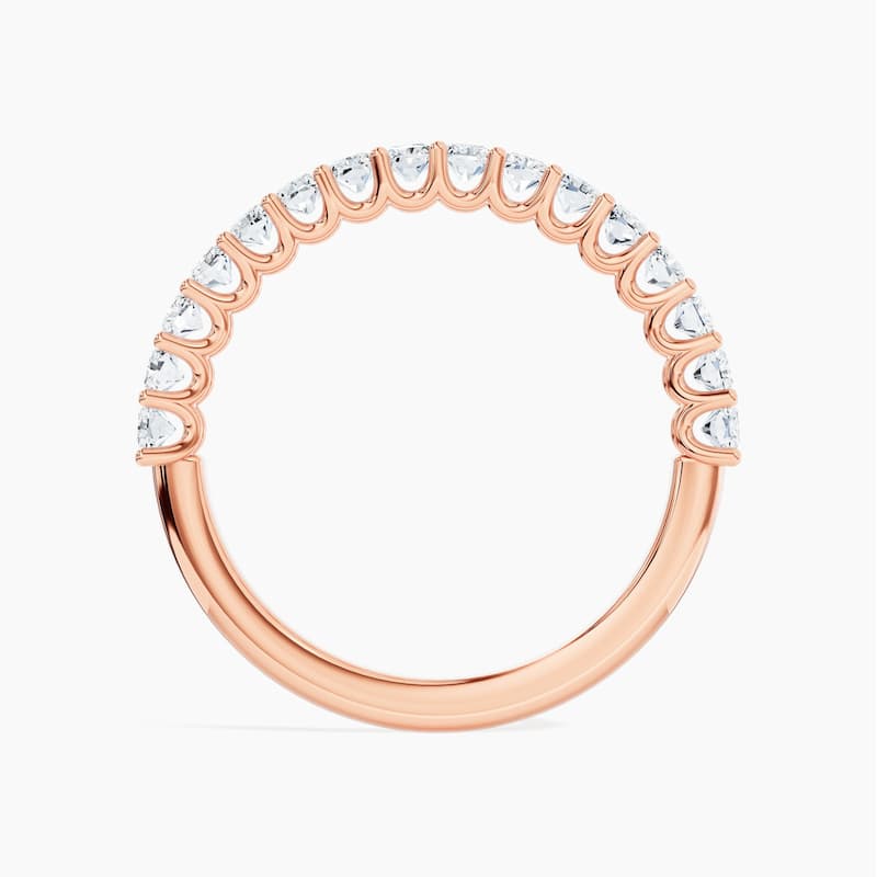 Auriya 14k Gold Radiant North-South Lab Grown Diamond Half Eternity Band 1.60 - 5.25 ct. tw. (F-G, VS)