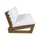 preview thumbnail 7 of 14, Christopher Knight Home - Sherwood Acacia Outdoor Patio Sofa with Coffee Table Set