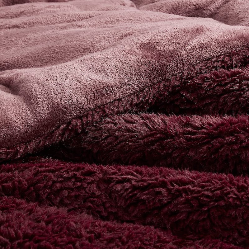 Puts This To Sleep® - Coma Inducer® Oversized Comforter Set - Burgundy