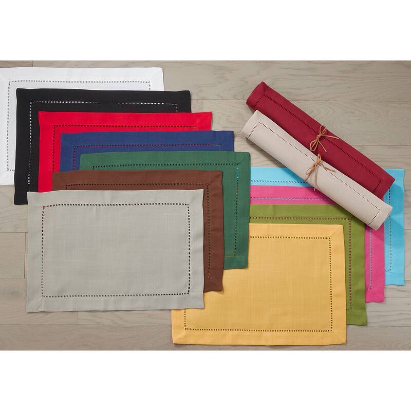 Rochester Collection Hemstitched Placemat (Set of 12)