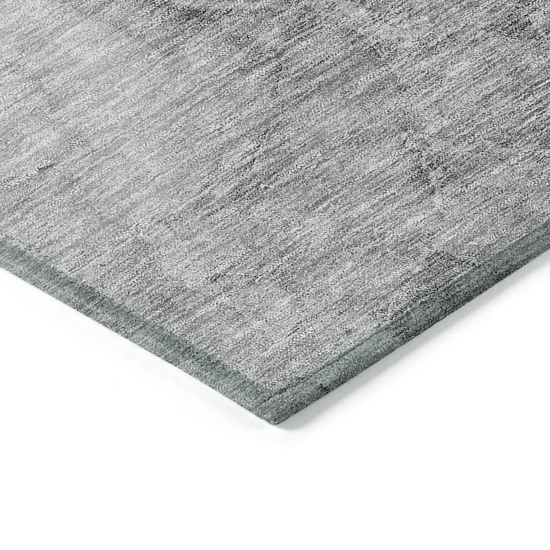 Machine Washable Indoor/ Outdoor Chantille Abstract Watercolor Rug