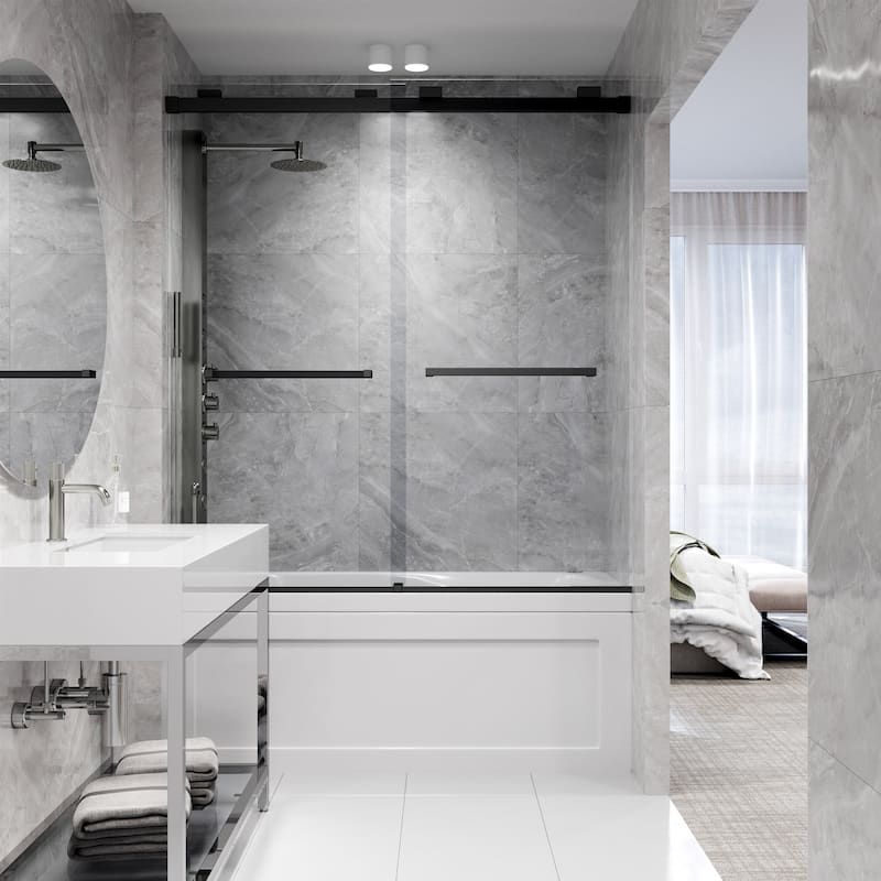 VIGO Houston Frameless Sliding Door