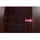 preview thumbnail 9 of 15, Vintage Geometric Bokhara Oriental Runner Rug Hand-knotted Wool Carpet - 2'9" x 8'10"