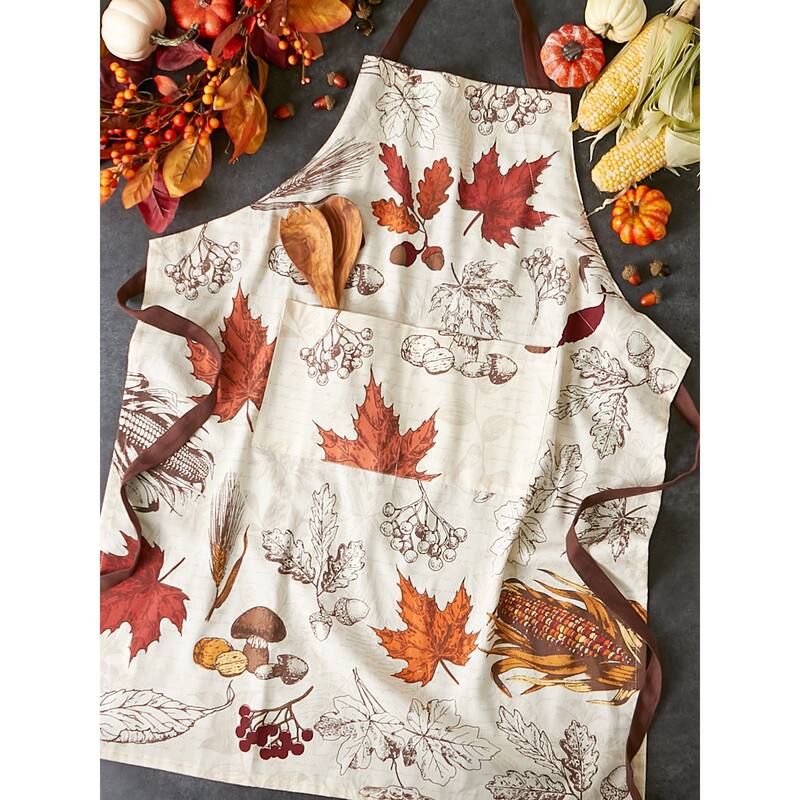 DII Autumn Botanical Printed Apron