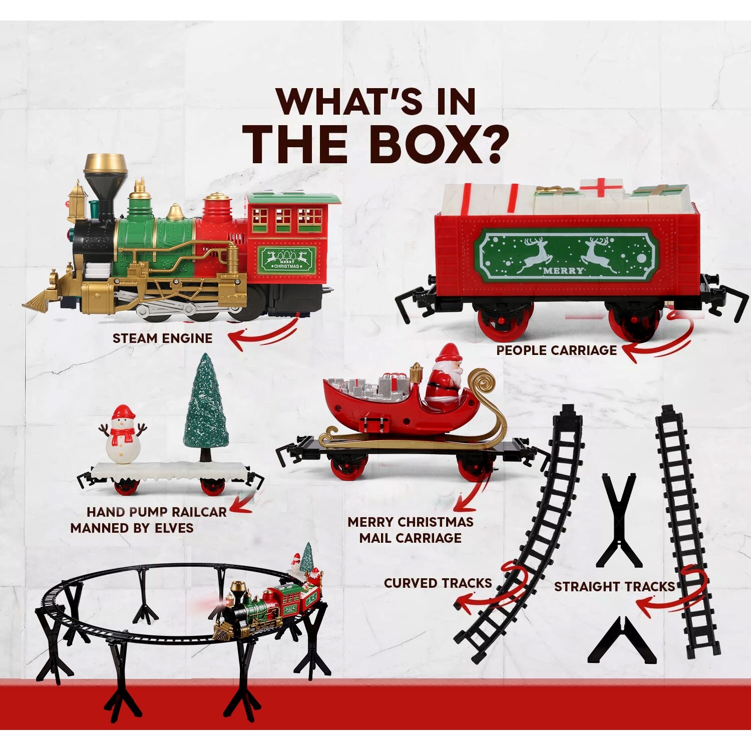 Christmas train set canada top