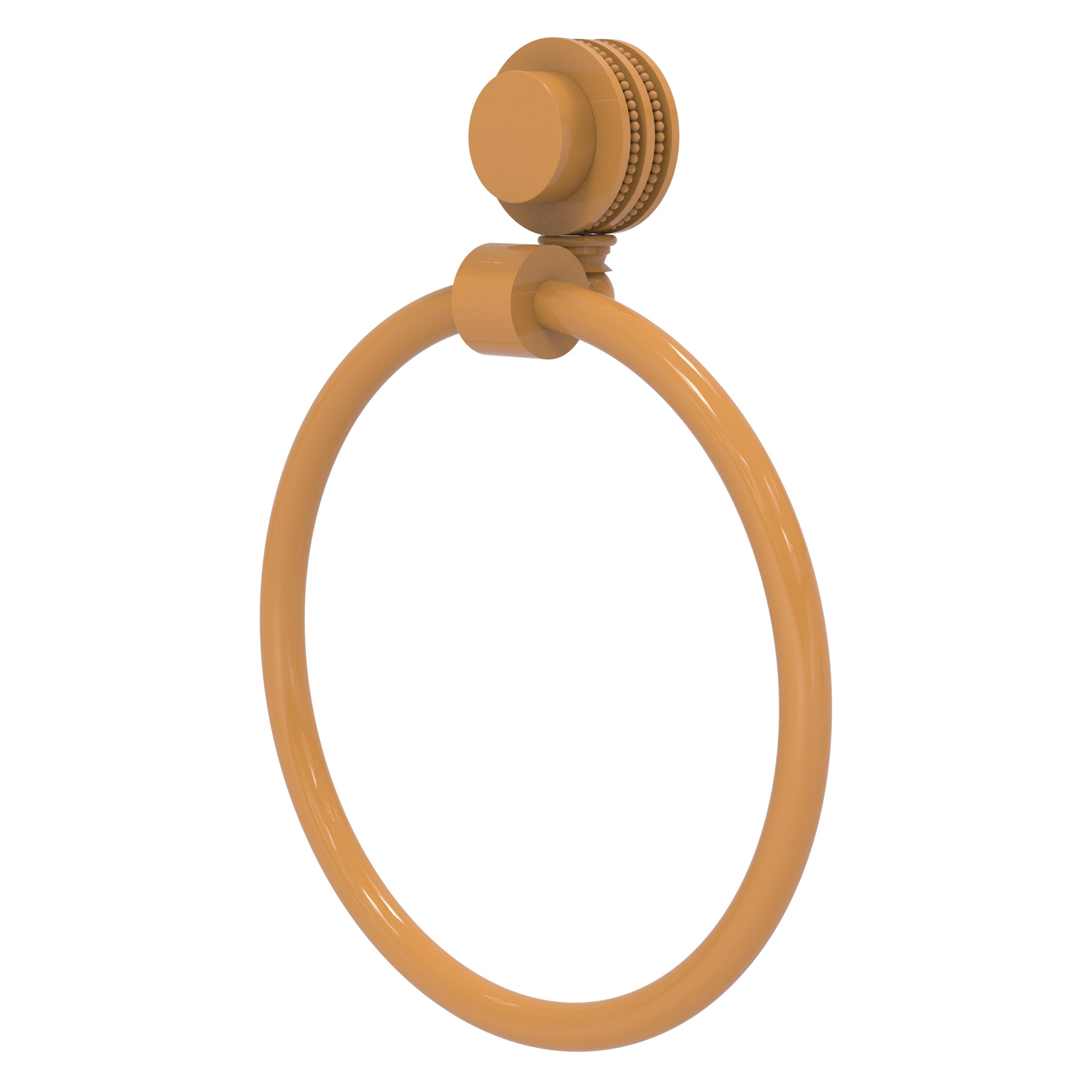 Allied Brass Venus Collection Towel Ring with Dotted Accent