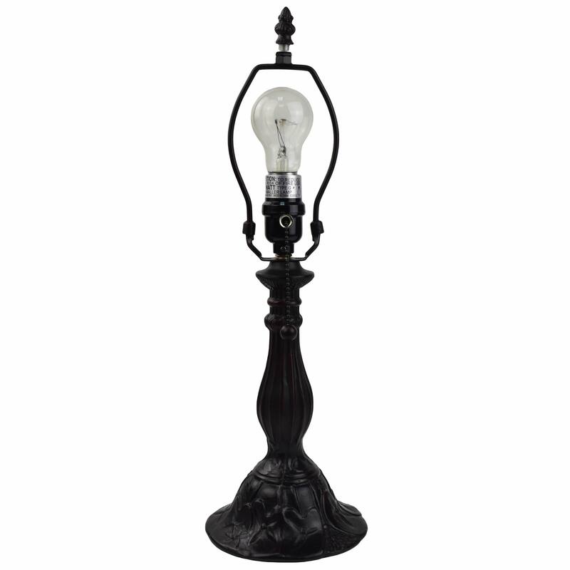 HomeRoots 18" Tiffany Style Floral Table Lamp - 15