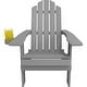 preview thumbnail 15 of 58, WINSOON All Weather HIPS Outdoor Folding Adirondack Chairs Set of 8