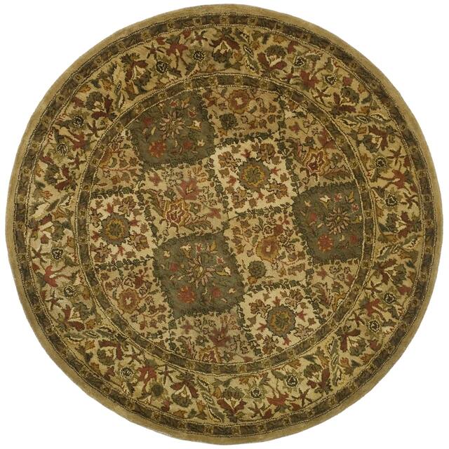 SAFAVIEH Handmade Antiquity Philomena Traditional Oriental Wool Rug - 3'6" x 3'6" Round - Beige