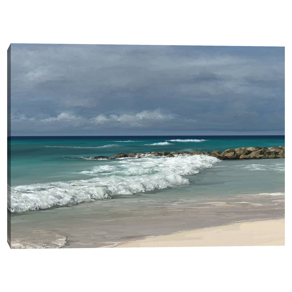 Surfside Portrait by Studio Arts Canvas Art Print