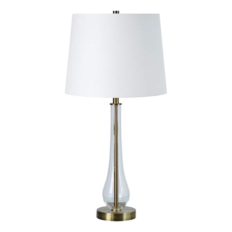 Everren Nabi 26.5" Length Table Lamp- Set of two, Antique Brass