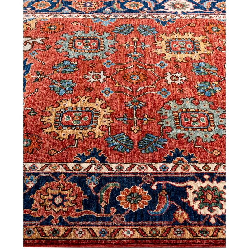 Serapi One-of-a-Kind Hand-Knotted Area Rug - Red - 4' 3" x 5' 11"