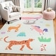 preview thumbnail 1 of 7, Superior Animal Safari Kids Washable Indoor Area Rug