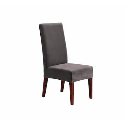 SureFit Stretch Oxford Short Dining Chair Slipcover