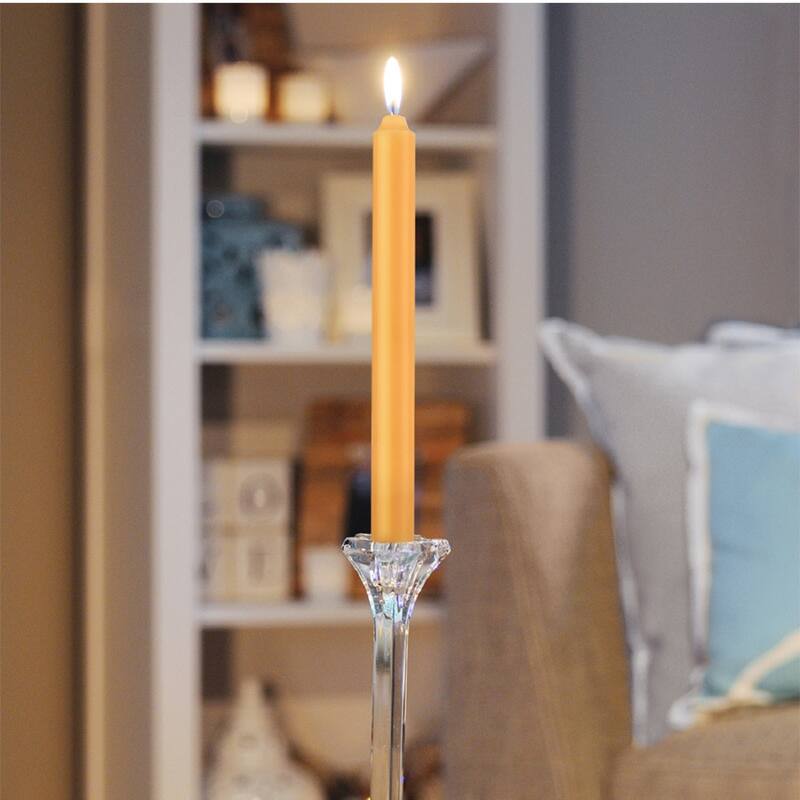 Root 9 inch Unscented Smooth Arista Taper Candles box of 12