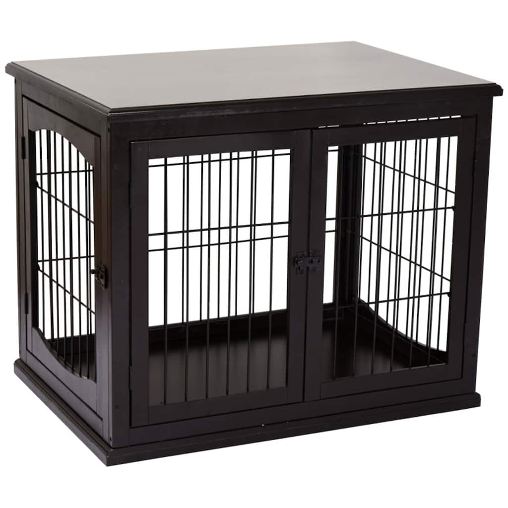 2 in 1 Design Dog House with Loackable Door for Security Suitable for Medium and Small Dogs